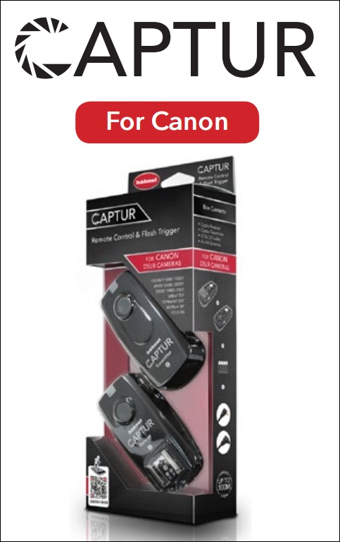 Hahnel CAPTUR REMOTE & FLASH TRIGGER CANON Hahnel CAPTUR REMOTE & FLASH TRIGGER CANON