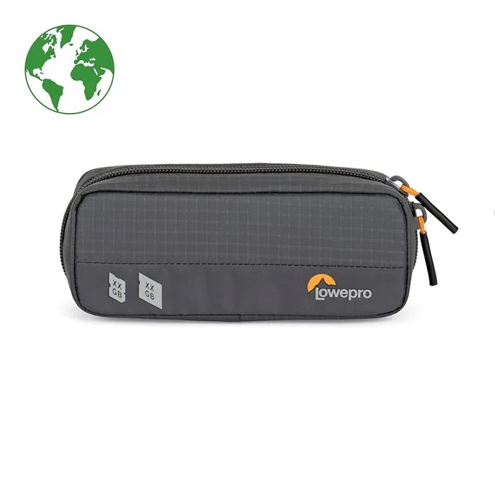 LOWEPRO GEARUP MEMORY WALLET 20D DARK GREY GREEN LINE